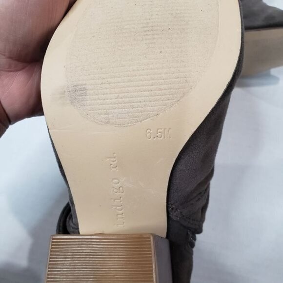 Indigo Rd. Izador Bow Peep Toe Booties Size 6.5 - Picture 10 of 12